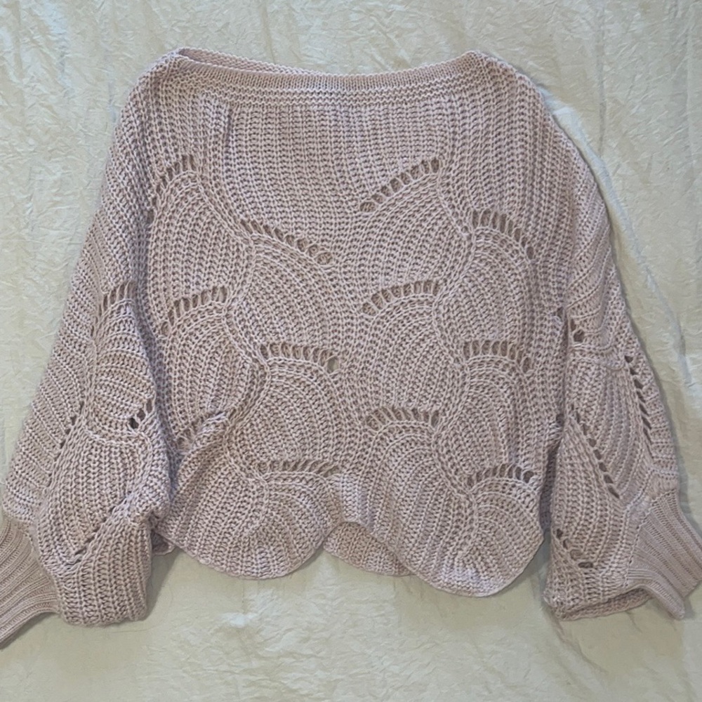 Oversized Crotchet Shawl/Sweater size small